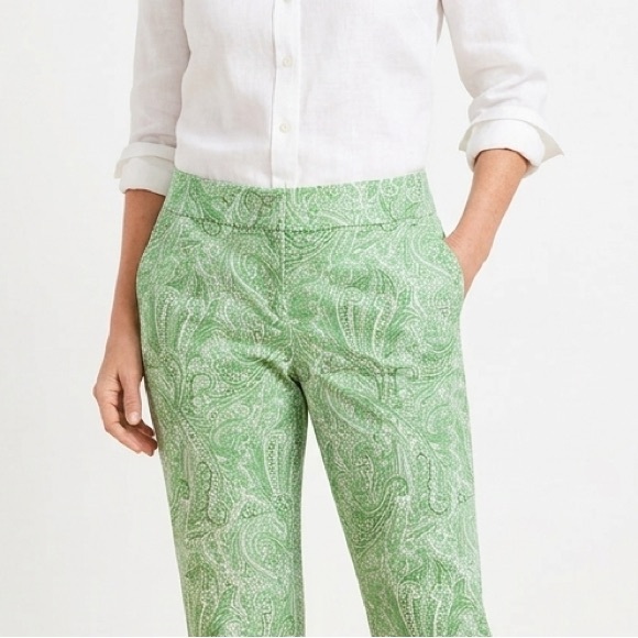 Talbots Pants - Talbots Printed Curvy Cropped Pants